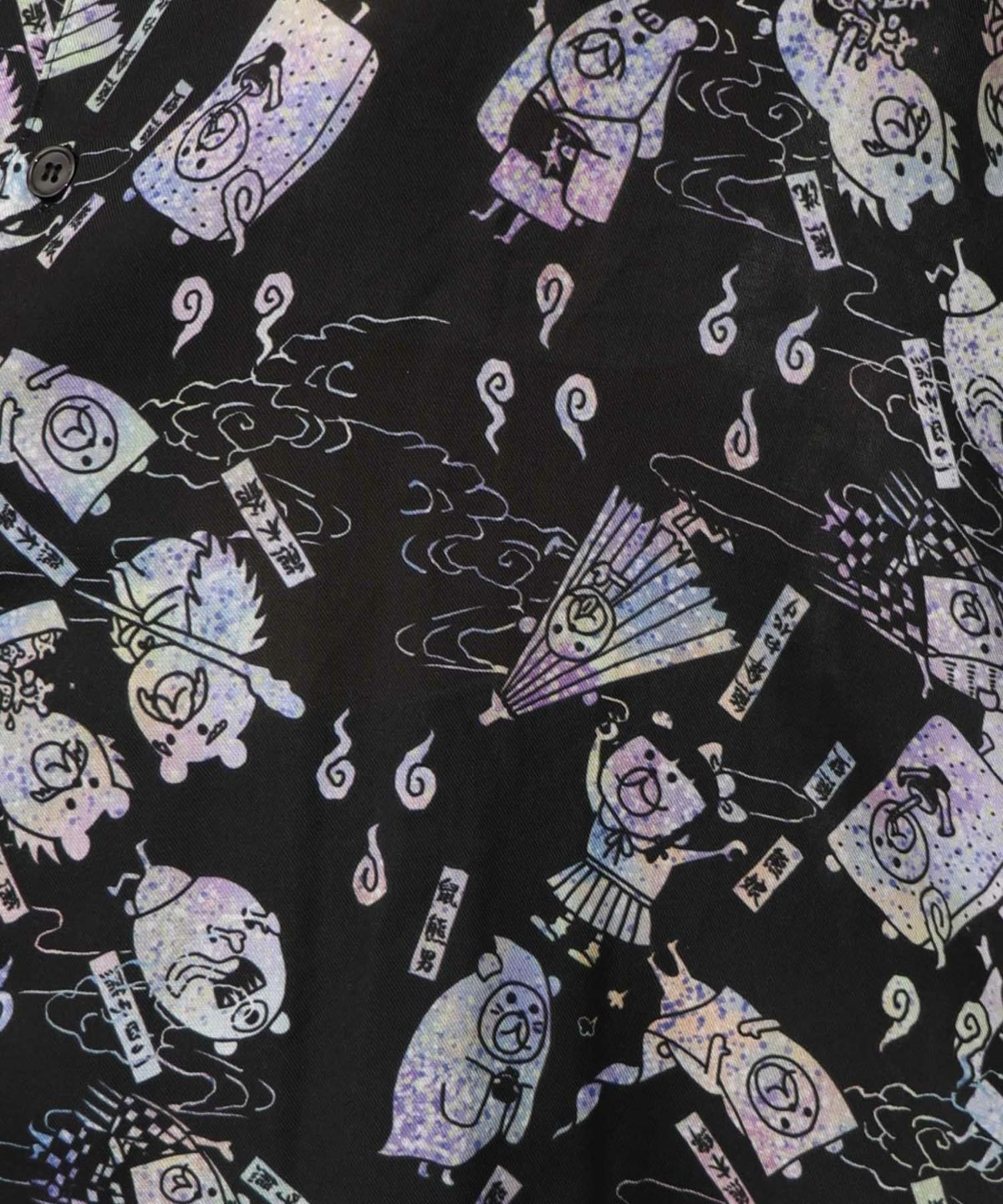 パリティー妖怪柄シャツ-15