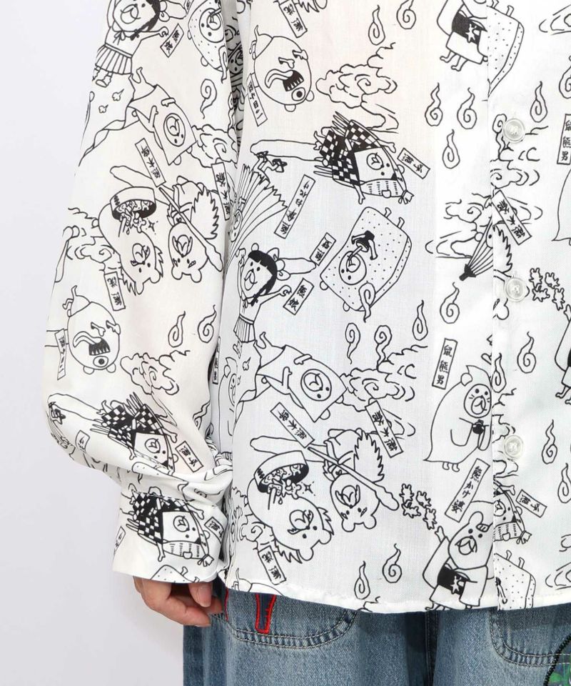 パリティー妖怪柄シャツ-24