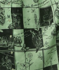 パリとブロックチェック柄ワンピース-16