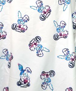 パチうさ×ラビル柄 ネクタイ付きシャツ-12