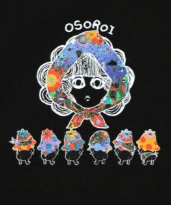 ぷりけつキノコ柄スカーフ付ロンTシャツ-20