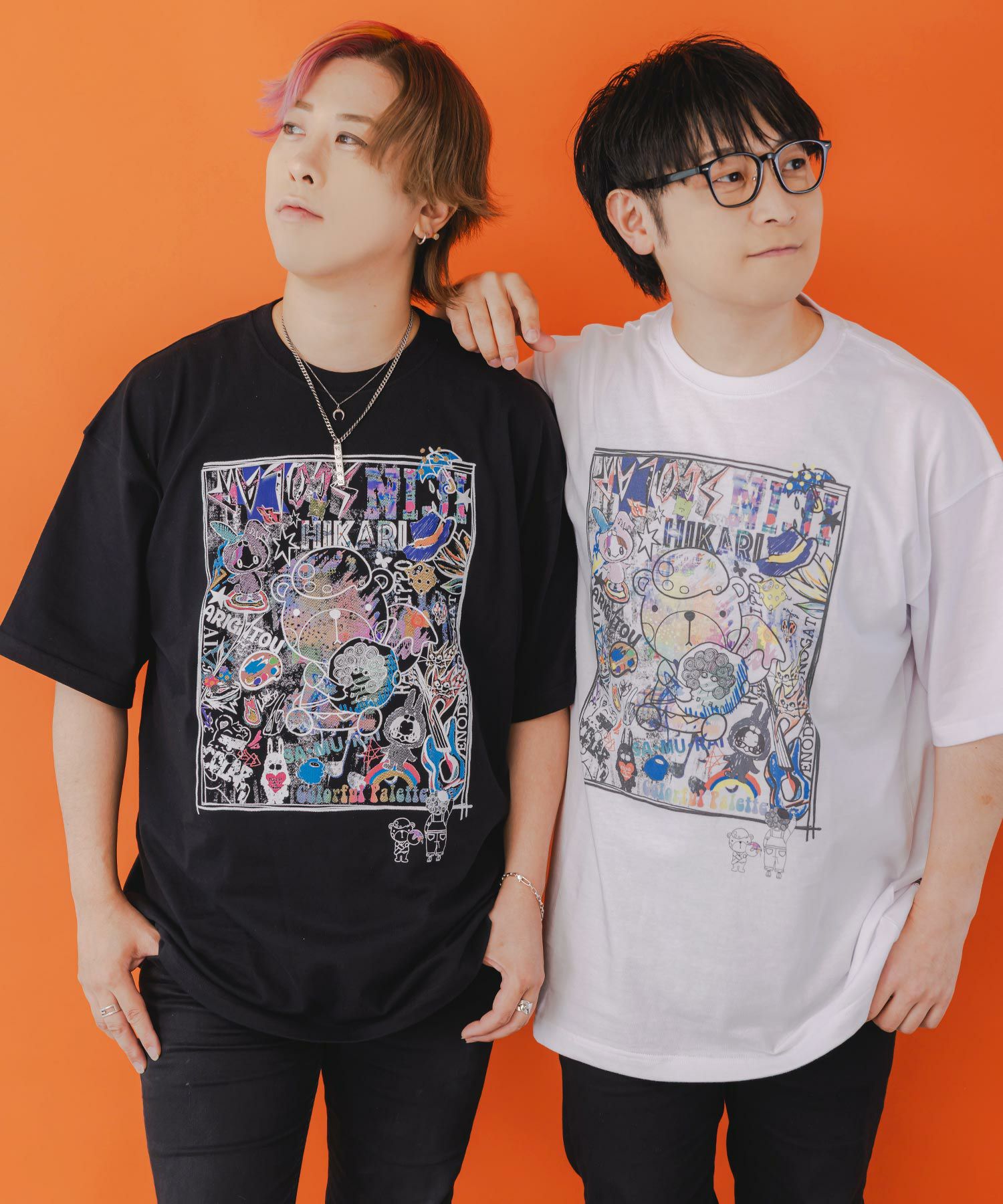 カラフルパレット×ScoLarコラボTシャツ-1