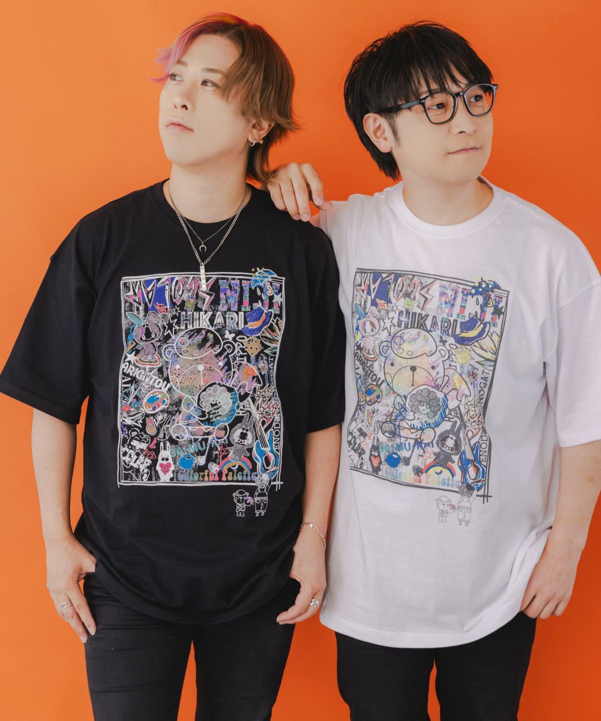 カラフルパレット×ScoLarコラボTシャツ-1