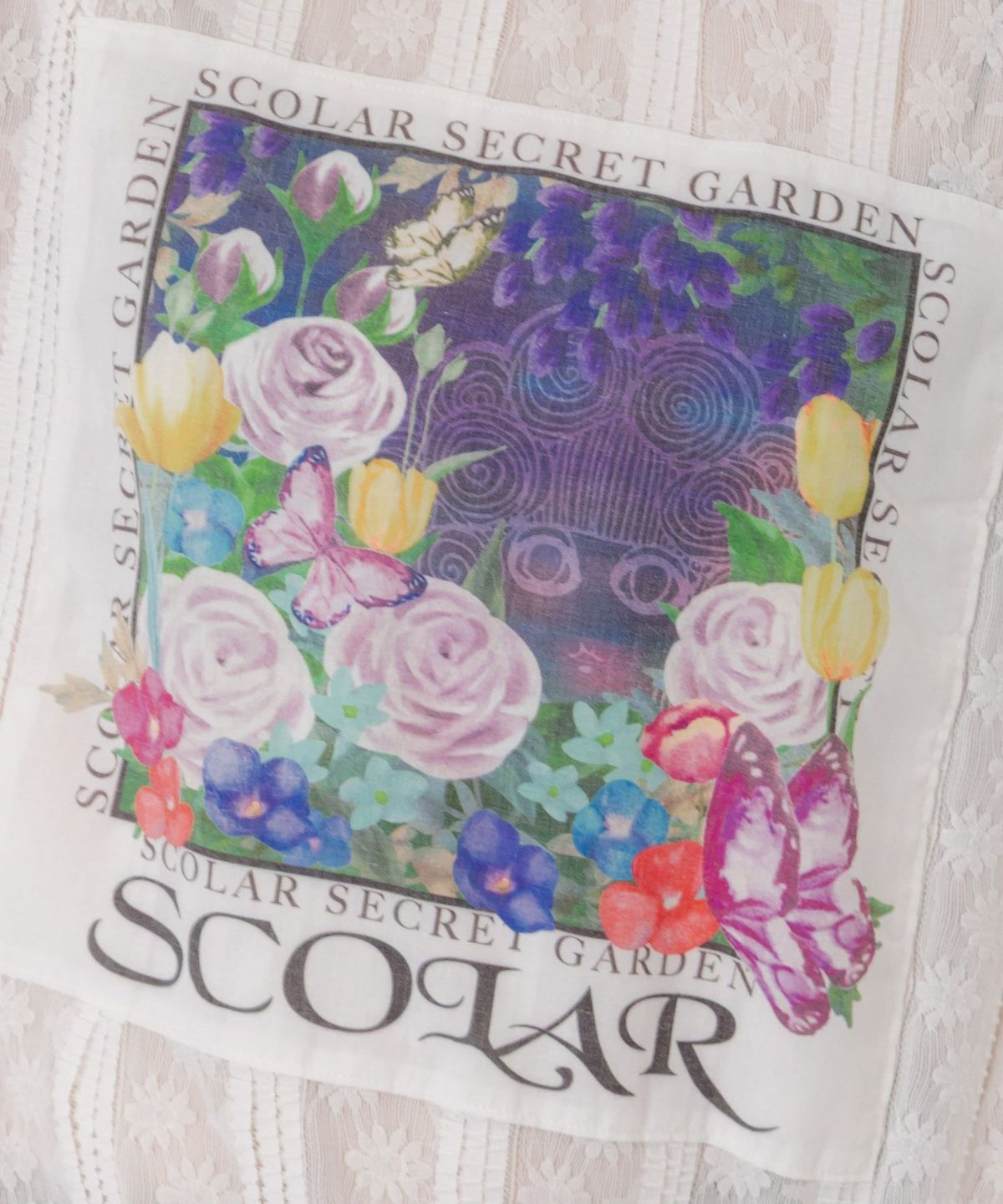 花アップリケレースプルオーバー-5