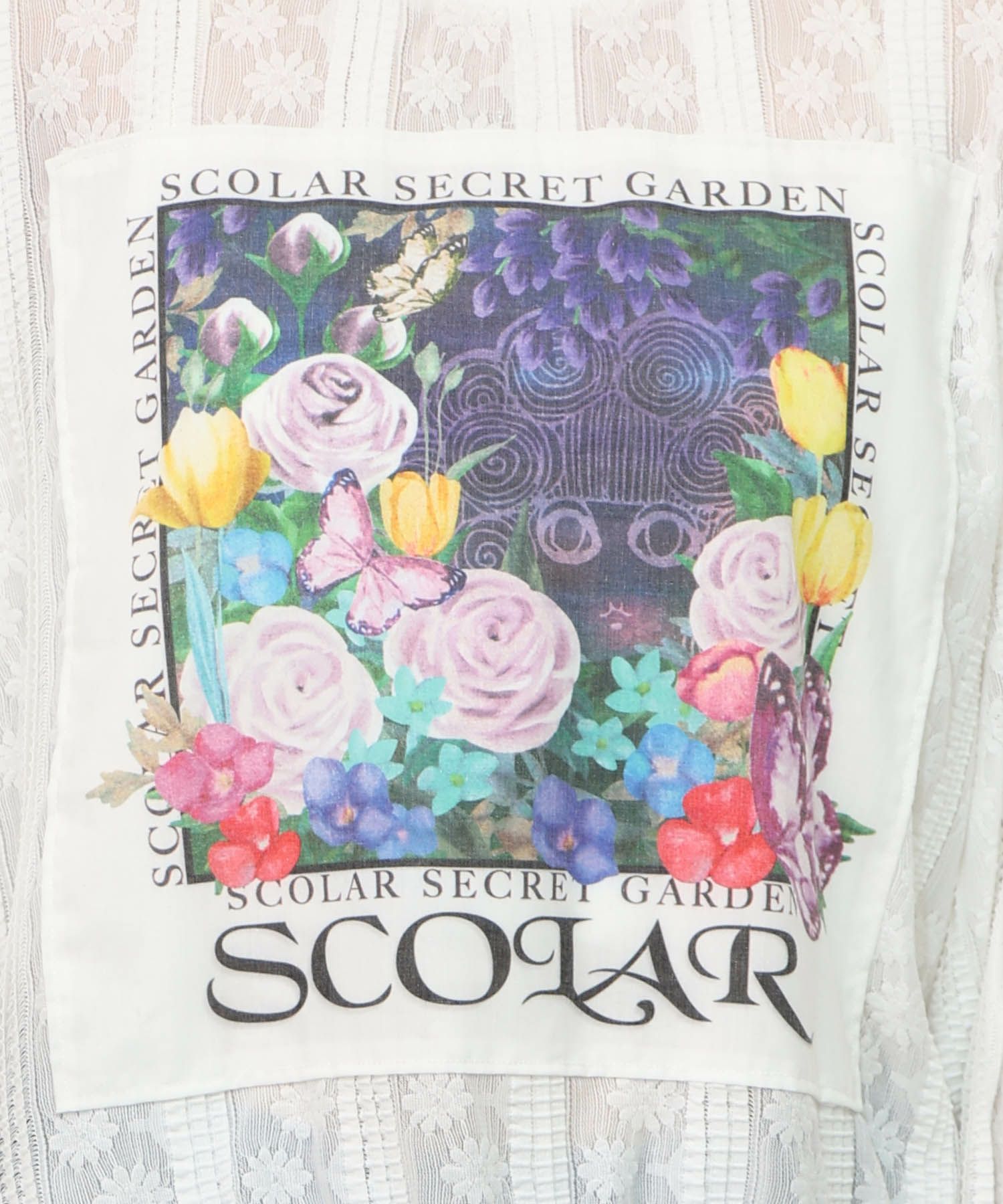 花アップリケレースプルオーバー-9