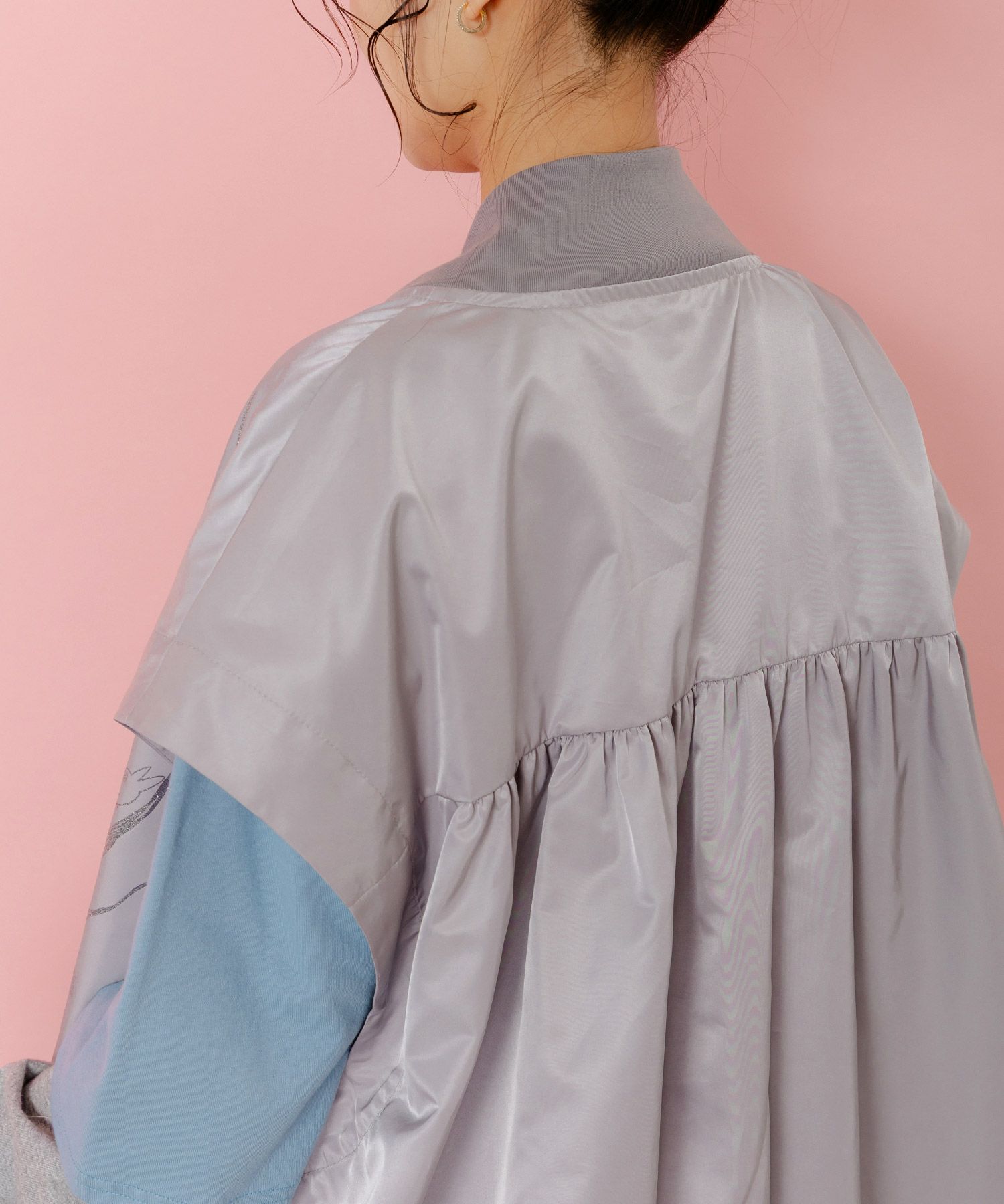 メルヘン柄ラメプリントベスト-8