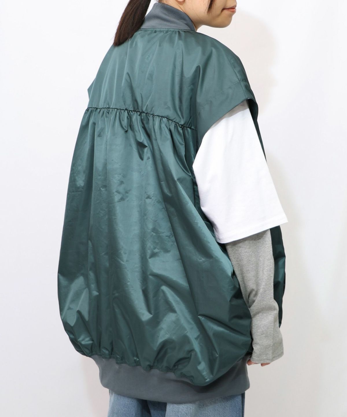 メルヘン柄ラメプリントベスト-19