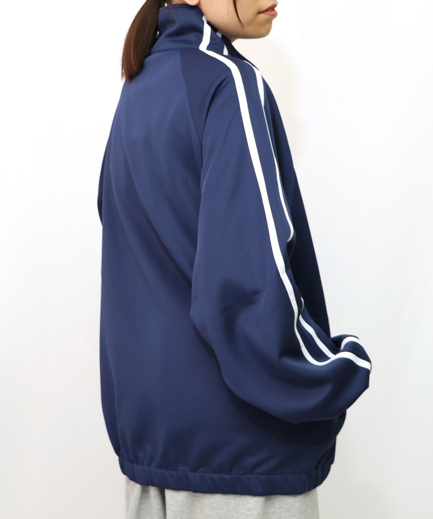 ウサギと龍刺繍 カンフーボタンジャージ-14