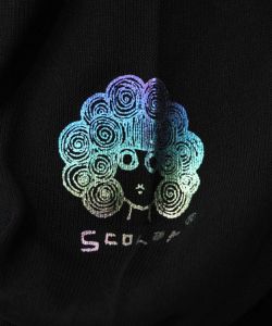 スカラー箔プリント 接触冷感ニットカーディガン-11