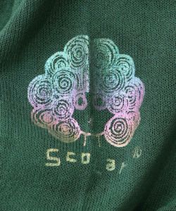 スカラー箔プリント 接触冷感ニットカーディガン-19