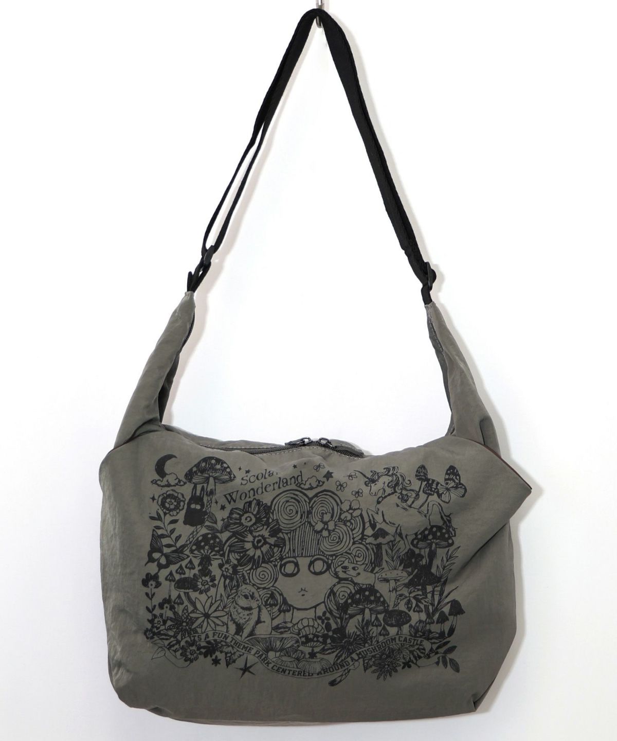 シワ加工スカラーちゃん柄ショルダーバッグ-4