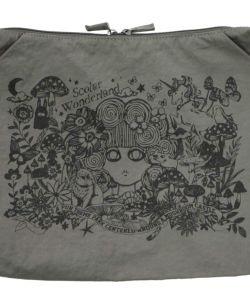 シワ加工スカラーちゃん柄ショルダーバッグ-5