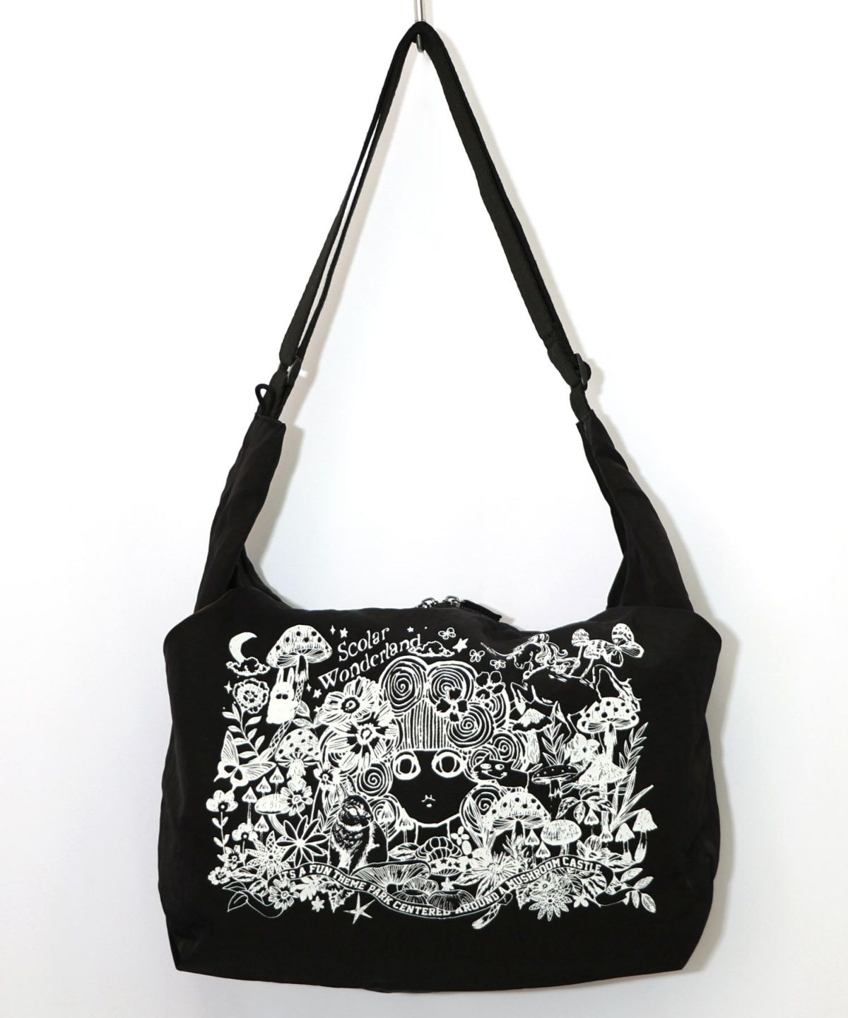 シワ加工スカラーちゃん柄ショルダーバッグ-6