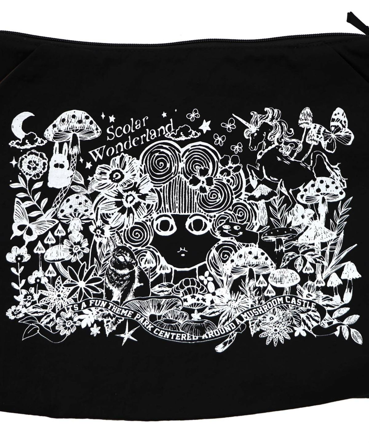 シワ加工スカラーちゃん柄ショルダーバッグ-7