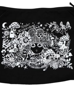 シワ加工スカラーちゃん柄ショルダーバッグ-7