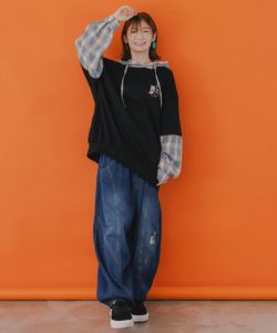 353117：虚無ストアでお買い物 刺繍パンツの通販-ScoLar