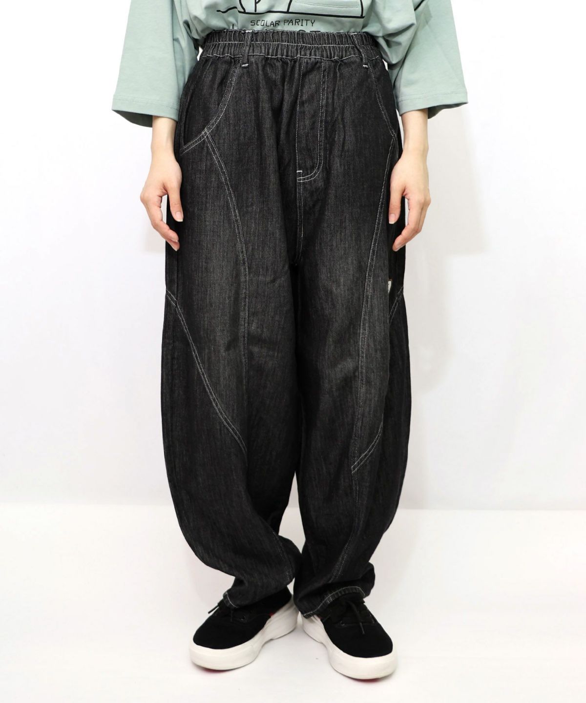 虚無ストアでお買い物 刺繍パンツ-13