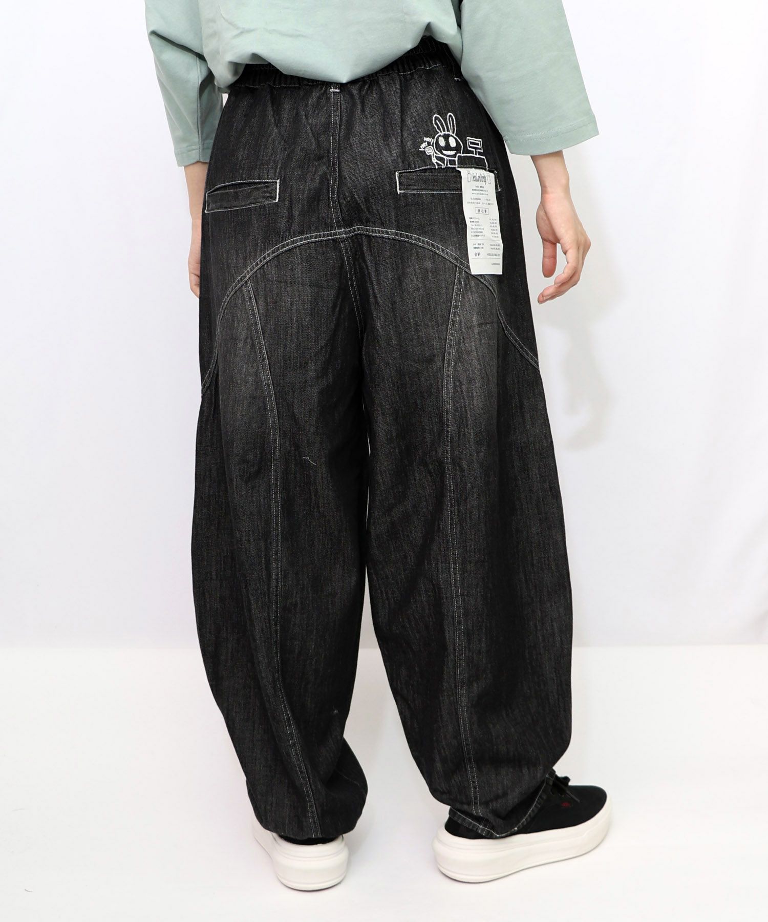 虚無ストアでお買い物 刺繍パンツ-15