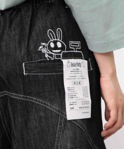 虚無ストアでお買い物 刺繍パンツ-16