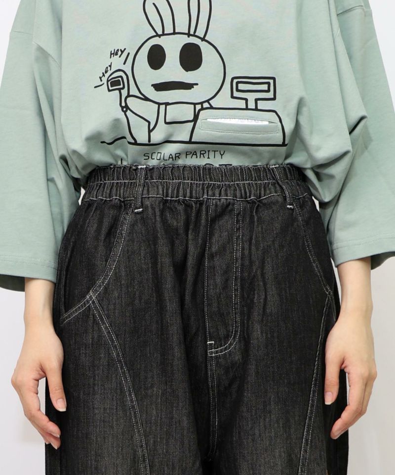 虚無ストアでお買い物 刺繍パンツ-25