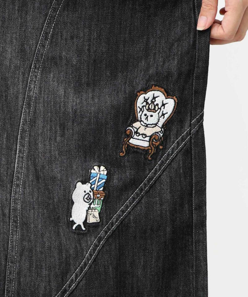 虚無ストアでお買い物 刺繍パンツ-27