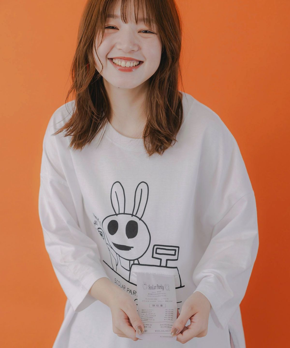 虚無ストアでお買い物柄 Tシャツ-3