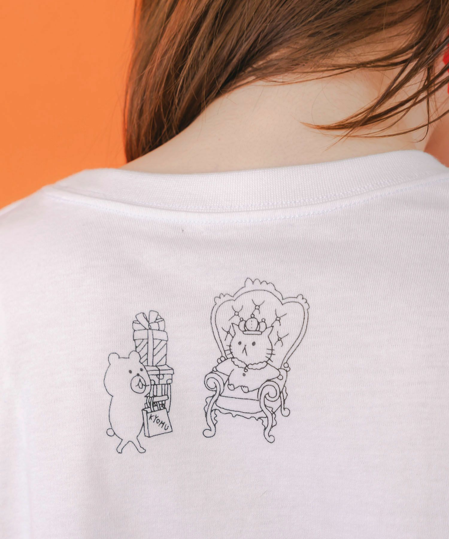 虚無ストアでお買い物柄 Tシャツ-8