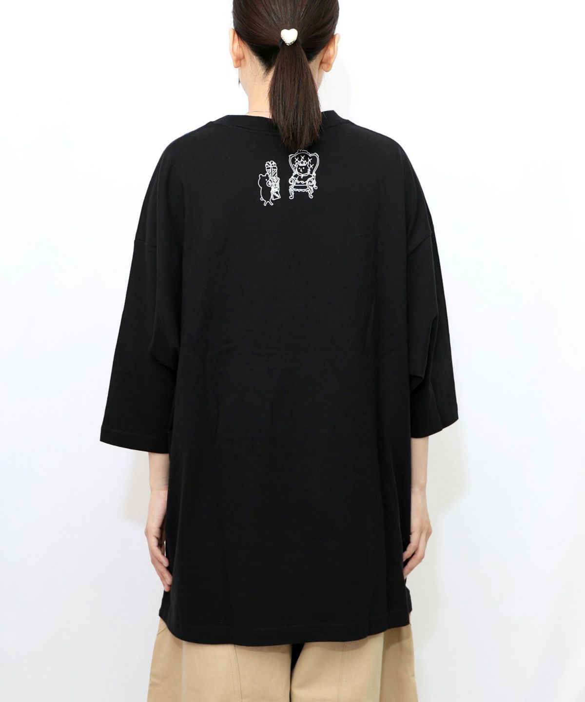 虚無ストアでお買い物柄 Tシャツ-15