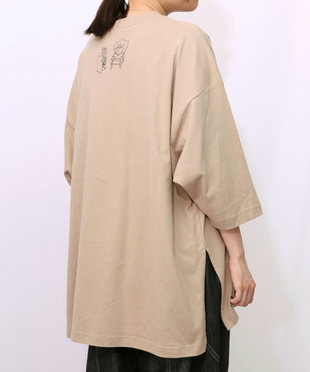 虚無ストアでお買い物柄 Tシャツ-23