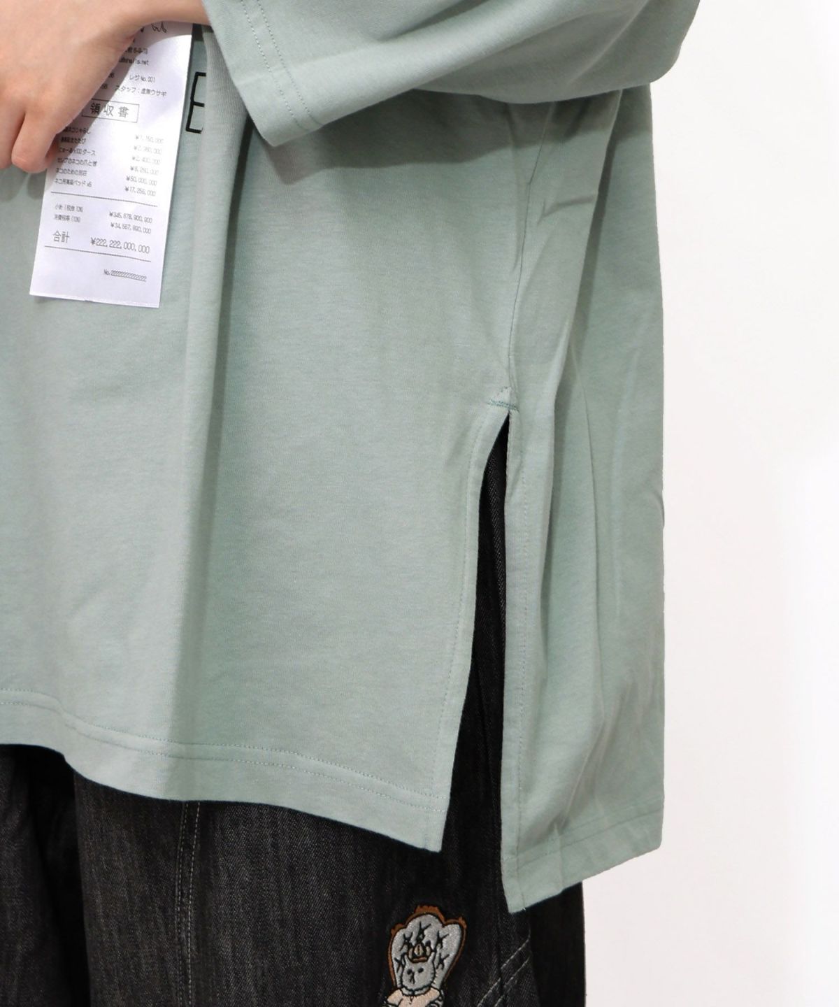 虚無ストアでお買い物柄 Tシャツ-29