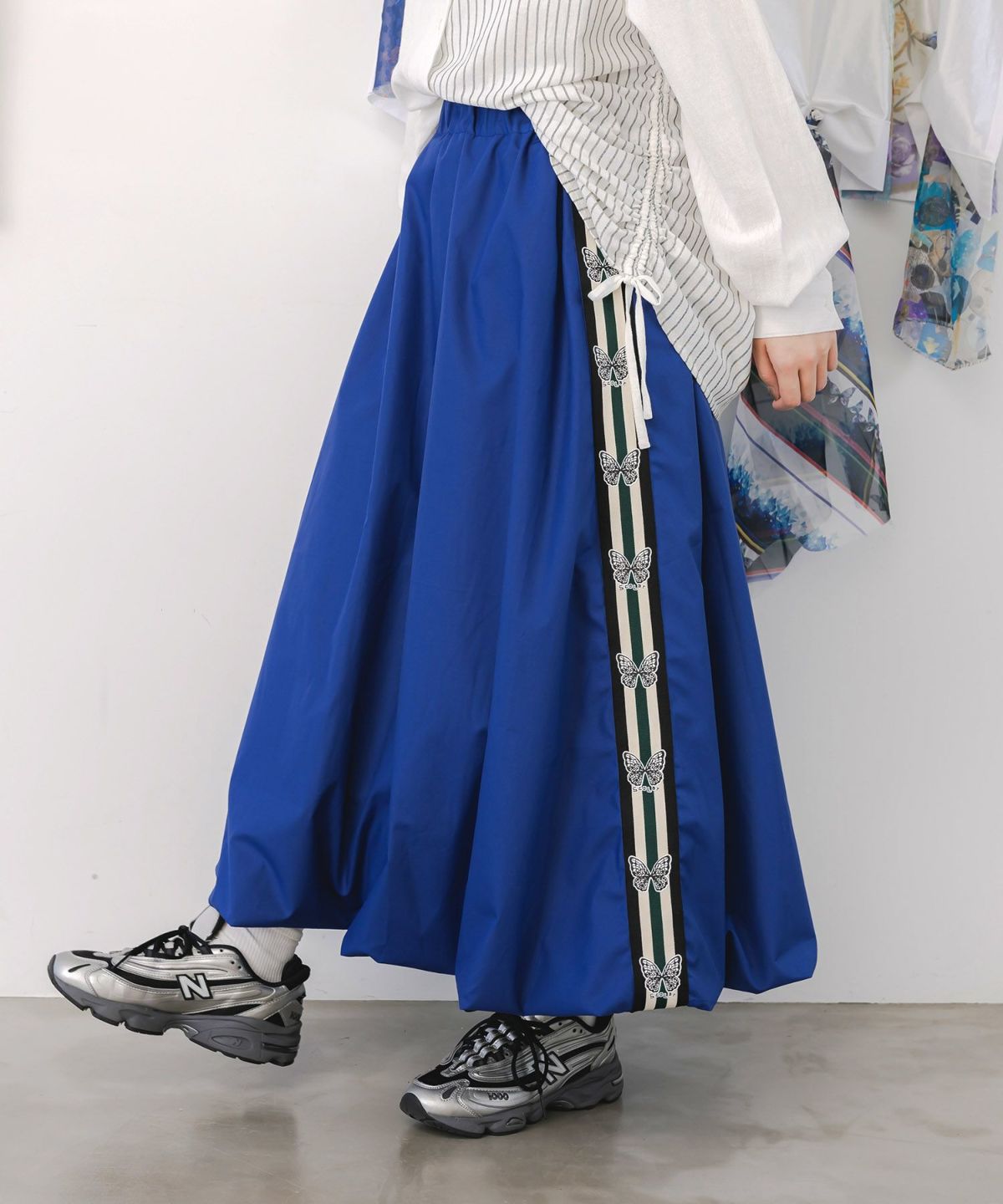 蝶ラインテープバルーンスカート-1