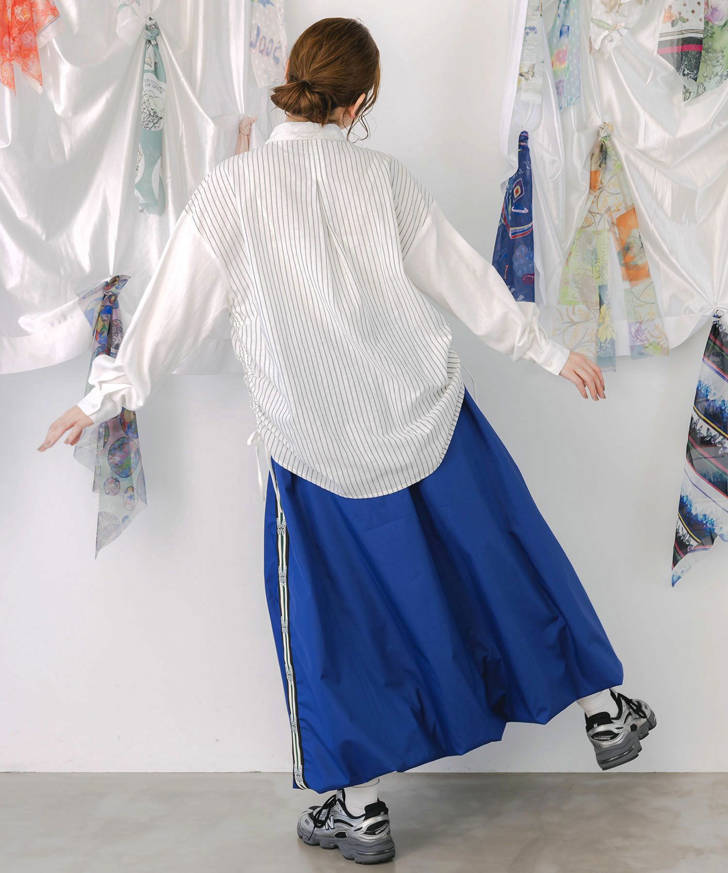 153636：蝶ラインテープバルーンスカートの通販-ScoLar 