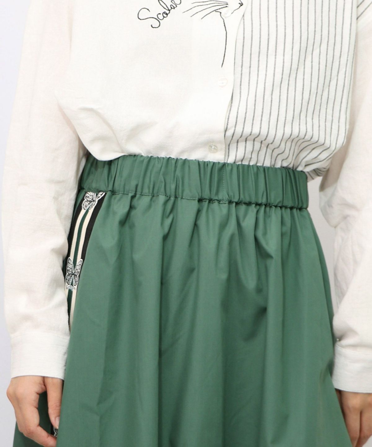 蝶ラインテープバルーンスカート-19