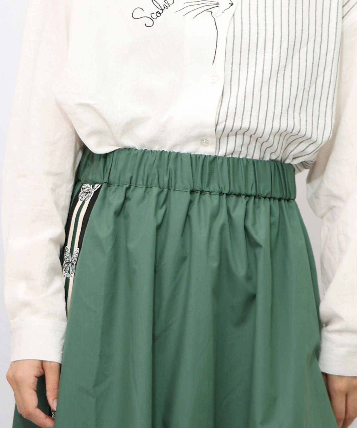 蝶ラインテープバルーンスカート-19