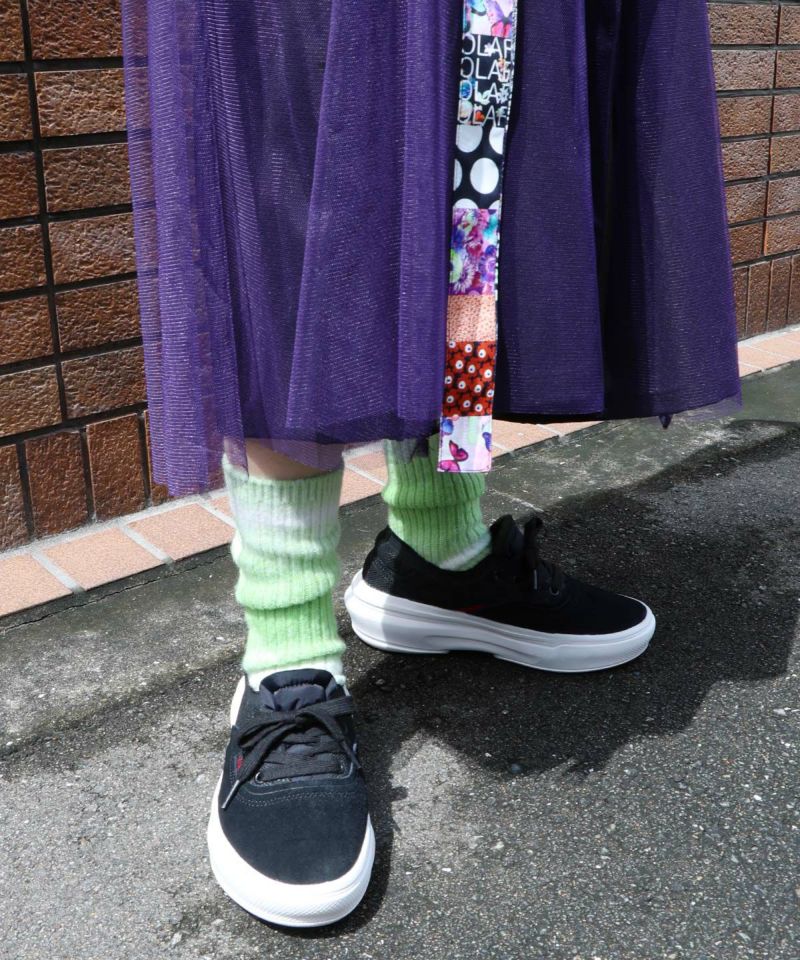 スカラーちゃんロゴ刺繍グラデーションソックス-2