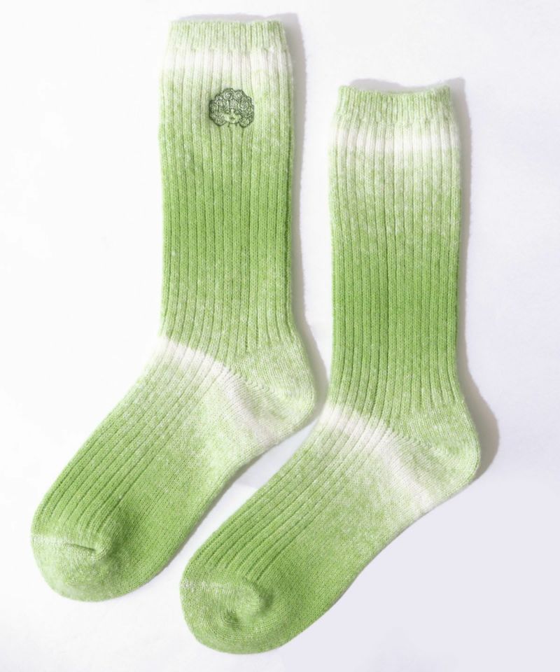 スカラーちゃんロゴ刺繍グラデーションソックス-5