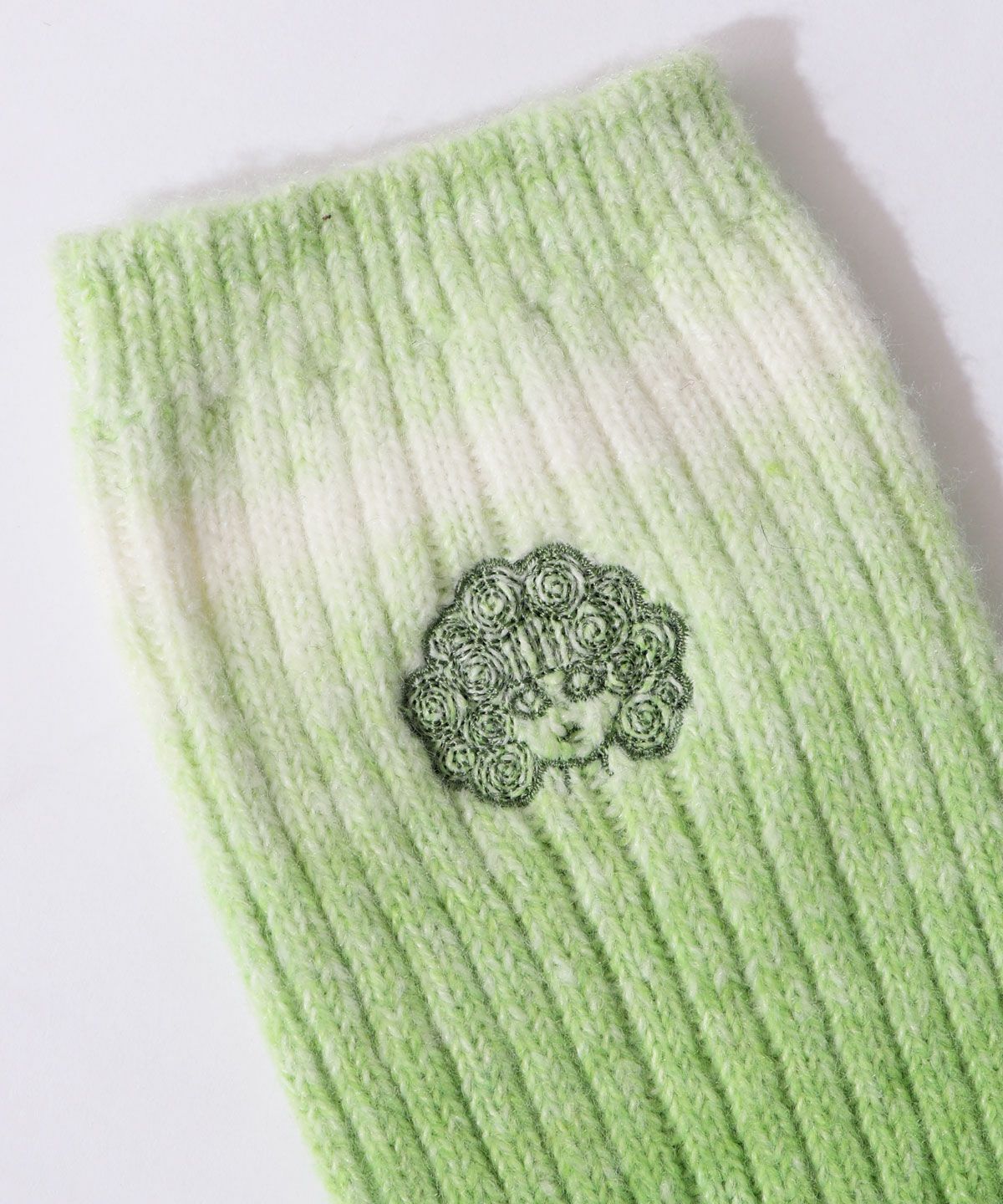 スカラーちゃんロゴ刺繍グラデーションソックス-7
