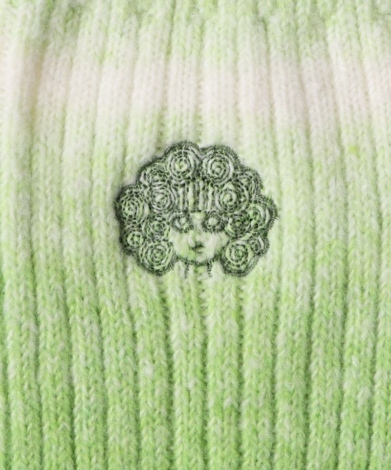 スカラーちゃんロゴ刺繍グラデーションソックス-8