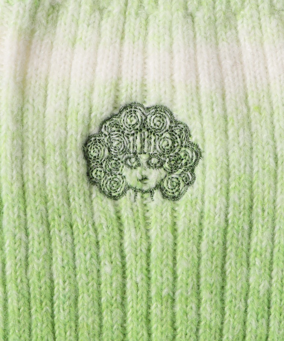 スカラーちゃんロゴ刺繍グラデーションソックス-8