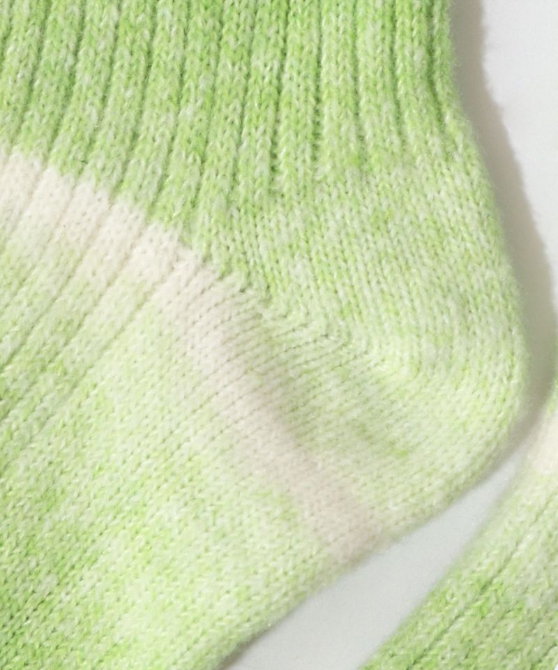 スカラーちゃんロゴ刺繍グラデーションソックス-9