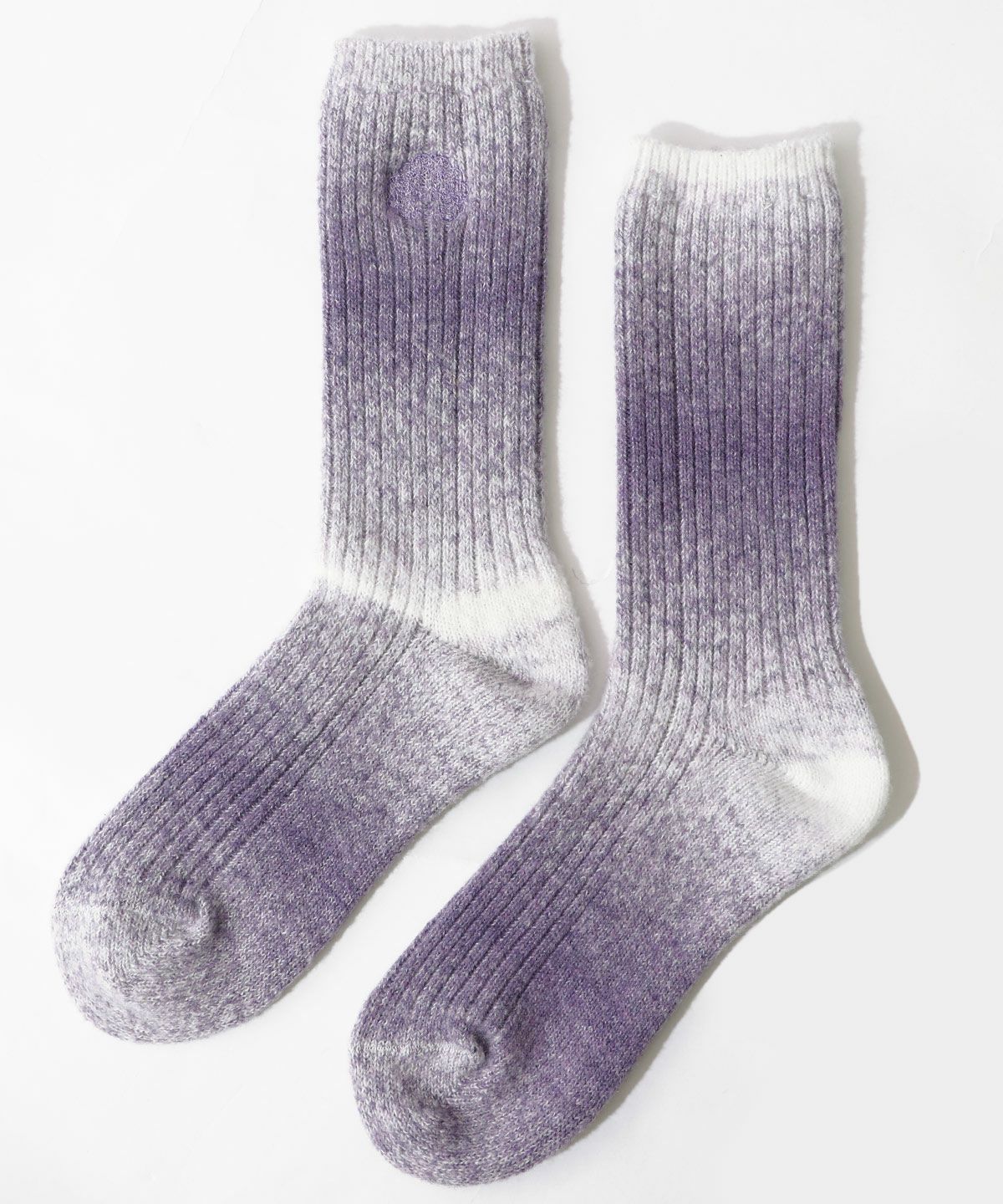 スカラーちゃんロゴ刺繍グラデーションソックス-11