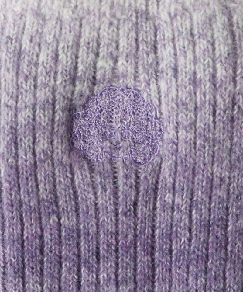 スカラーちゃんロゴ刺繍グラデーションソックス-14