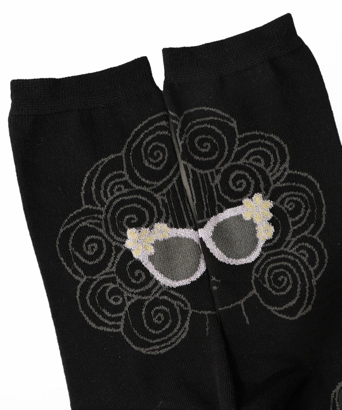 スカラーちゃんサングラス柄ソックス-6