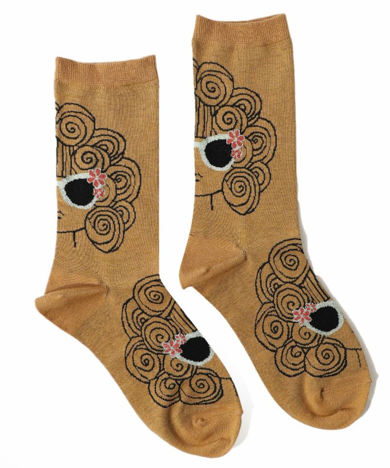 スカラーちゃんサングラス柄ソックス-10