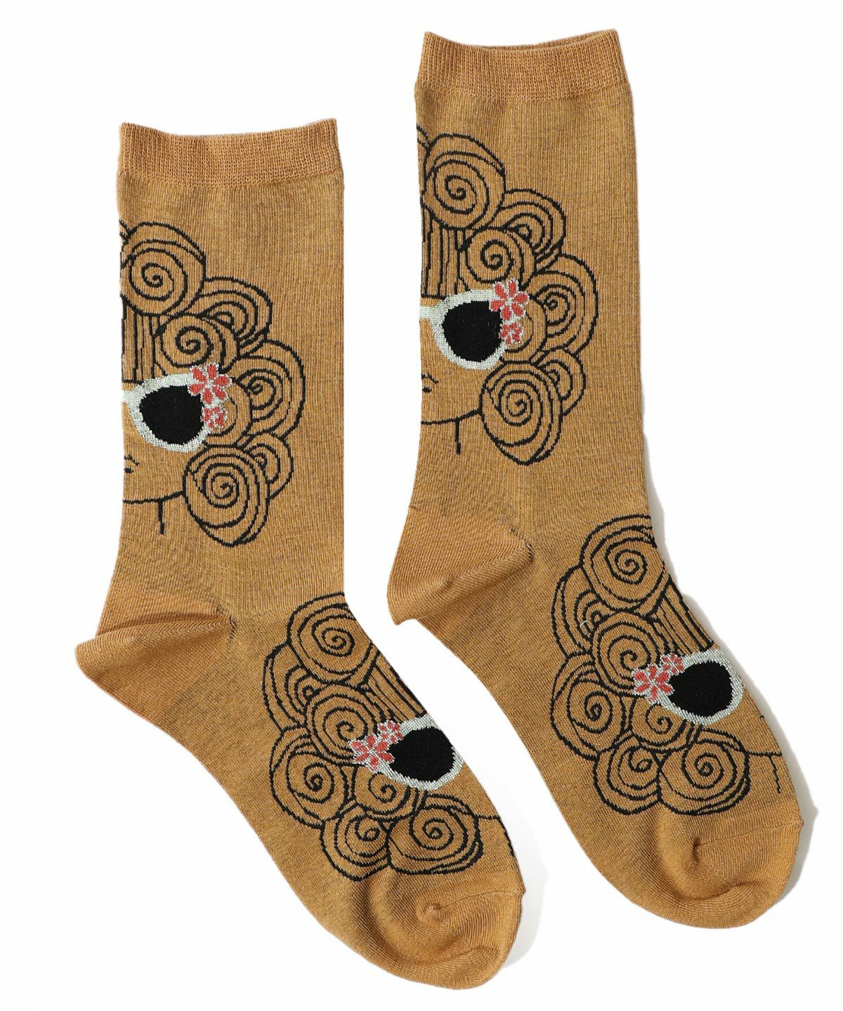 スカラーちゃんサングラス柄ソックス-10