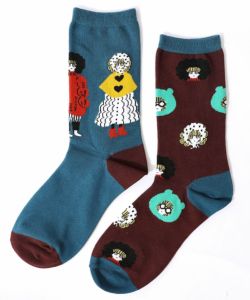 スカラーちゃん左右異柄ソックス-10