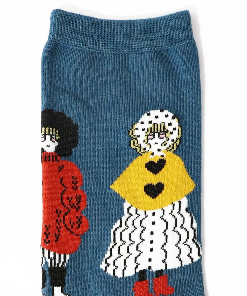 スカラーちゃん左右異柄ソックス-12