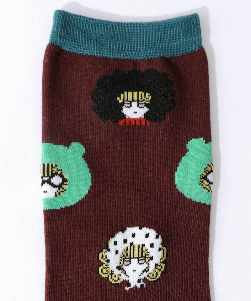 スカラーちゃん左右異柄ソックス-13