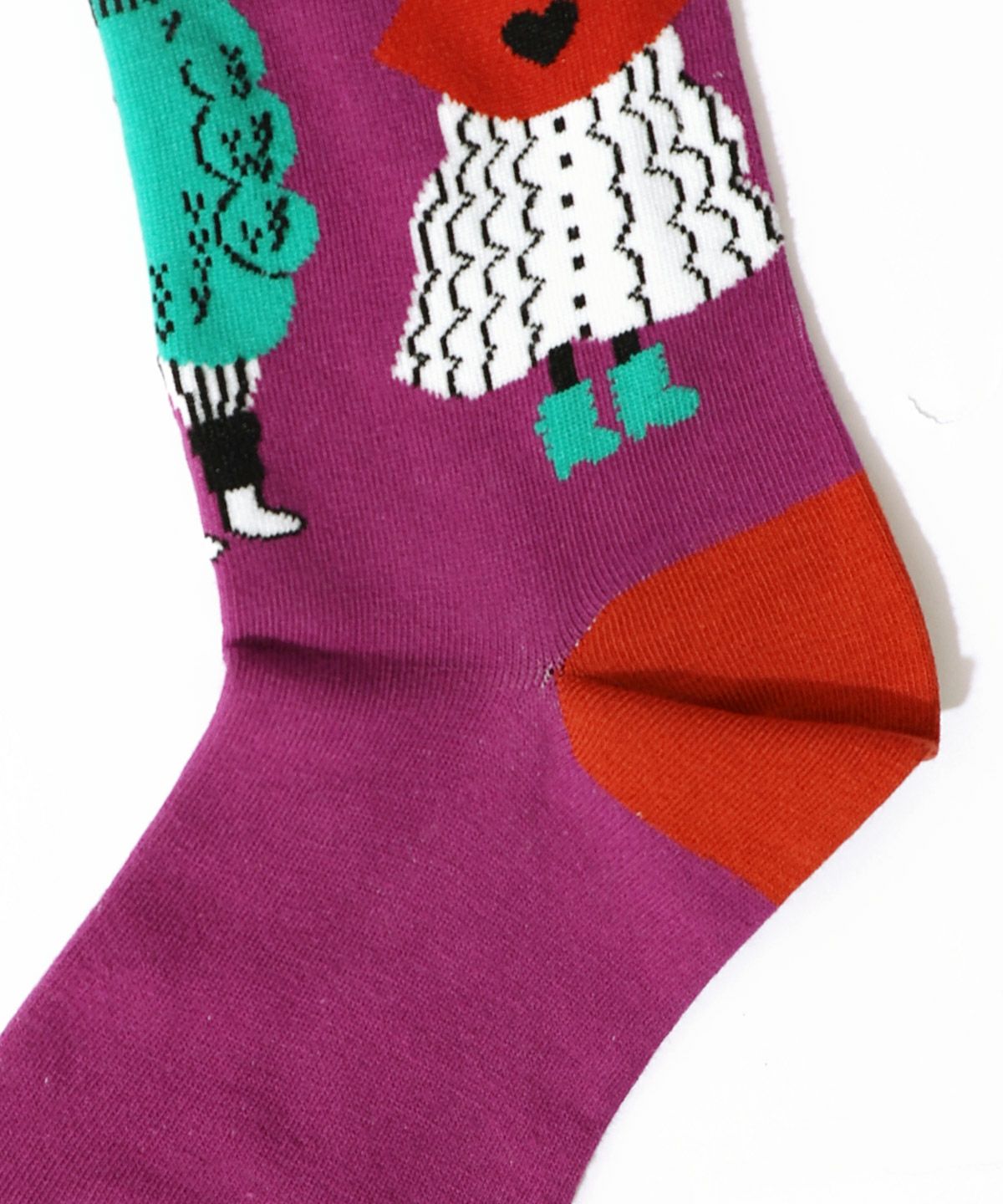 スカラーちゃん左右異柄ソックス-16