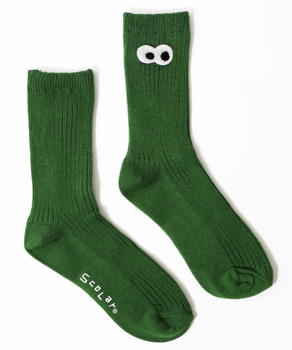 目玉ワッペン付リブソックス-7